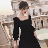 Ndyad temperament dress high-end light luxury dress HZ1024