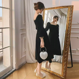 Ndyad temperament dress high-end light luxury dress HZ1024