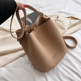 Ndyad soft leather commuter bucket bag HZ1024
