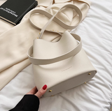 Ndyad soft leather commuter bucket bag HZ1024