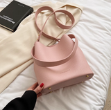 Ndyad soft leather commuter bucket bag HZ1024