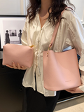 Ndyad soft leather commuter bucket bag HZ1024