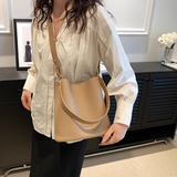 Ndyad soft leather commuter bucket bag HZ1024