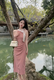 Ndyad luxury niche sleeveless dress banquet dress HZ1024