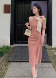 Ndyad luxury niche sleeveless dress banquet dress HZ1024