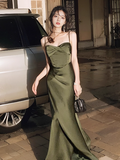 Ndyad Satin Fitted Suspender Dress HZ1024