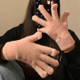 Ndyad knitted wool touch screen gloves HZ1024