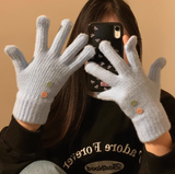 Ndyad knitted wool touch screen gloves HZ1024