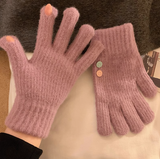 Ndyad knitted wool touch screen gloves HZ1024