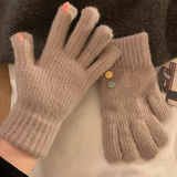 Ndyad knitted wool touch screen gloves HZ1024