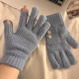 Ndyad knitted wool touch screen gloves HZ1024