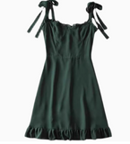 Ndyad dark green suspender dress HZ1024