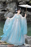 Ndyad HanFu Fairytale Green Evening Dresses Birthday Prom Dresses HZ1024