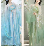Ndyad HanFu Fairytale Green Evening Dresses Birthday Prom Dresses HZ1024
