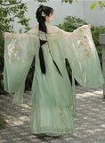 Ndyad HanFu Fairytale Green Evening Dresses Birthday Prom Dresses HZ1024