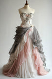 Ndyad Sweetheart Lace Applique Long Ball Gown,Sweet Evening Dress HZ1024