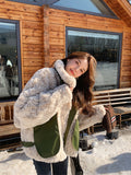 Ndyad Padded Jacket With Imitation Mink Fur HZ1024