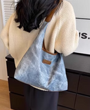 Ndyad large bag women's new fashion shoulder bag large capacity students tote bag HZ1024
