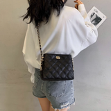 Ndyad fashion messenger bag, versatile ins style diamond chain bag HZ1024