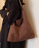 Ndyad suede fashion large capacity shoulder bag HZ1024