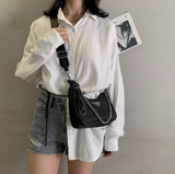 Ndyad new autumn and winter texture all-match ins niche shoulder messenger bag underarm bag female HZ1024