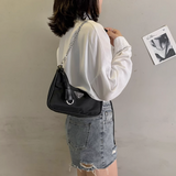 Ndyad new autumn and winter texture all-match ins niche shoulder messenger bag underarm bag female HZ1024
