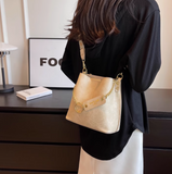 Ndyad single shoulder bucket bag wide band messenger bag HZ1024