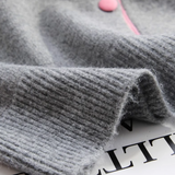 Ndyad color crew neck knitted cardigan HZ1024