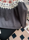 Ndyad Isle Vintage Jacquard Crew Neck Sweater HZ1024