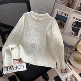 Evafashion Twisted Floral Dot Double Zipper Cardigan HZ1024