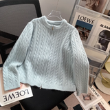 Evafashion Twisted Floral Dot Double Zipper Cardigan HZ1024