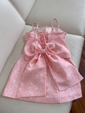 Ndyad Sweet Spaghetti Strap A-Line Short Prom Dress HZ1024