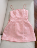 Ndyad Sweet Spaghetti Strap A-Line Short Prom Dress HZ1024