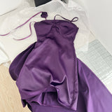 Ndyad Floral Halter Neck Satin Tube Dress HZ1024