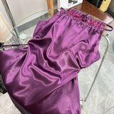 Ndyad style waist-baring halter neck pleated dress HZ1024