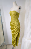 Ndyad satin hip-hugging birthday dress HZ1024