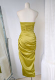 Ndyad satin hip-hugging birthday dress HZ1024