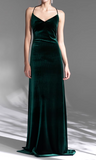 Ndyad Vintage Velvet French Evening Dress HZ1024