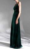 Ndyad Vintage Velvet French Evening Dress HZ1024
