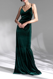 Ndyad Vintage Velvet French Evening Dress HZ1024
