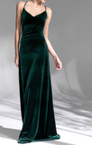 Ndyad Vintage Velvet French Evening Dress HZ1024