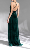 Ndyad Vintage Velvet French Evening Dress HZ1024