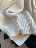 Ndyad Korean style loose hooded new autumn and winter hot-selling thickened knitted women's sweater HZ1024