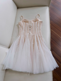 Ndyad suspender dress tulle sequin party birthday dress HZ1024