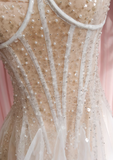 Ndyad suspender dress tulle sequin party birthday dress HZ1024