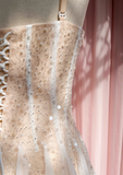 Ndyad suspender dress tulle sequin party birthday dress HZ1024