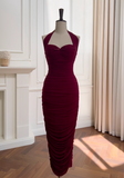 Ndyad tight dress halter neck evening dress birthday dress HZ1024