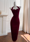Ndyad tight dress halter neck evening dress birthday dress HZ1024