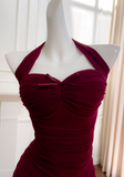 Ndyad tight dress halter neck evening dress birthday dress HZ1024
