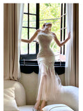 Ndyad strapless mermaid dress, party dress HZ1024